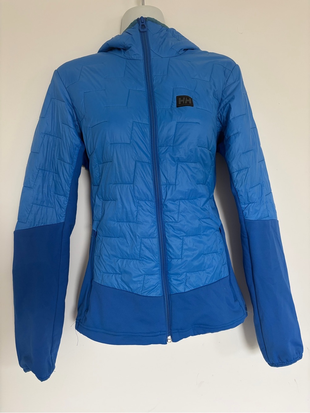 Helly Hansen Women’s Hybrid Liftallft Blue Quilted Hooded Puffer jacket
